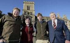 Kaleb Cooper meets recipients of agriculture bursary