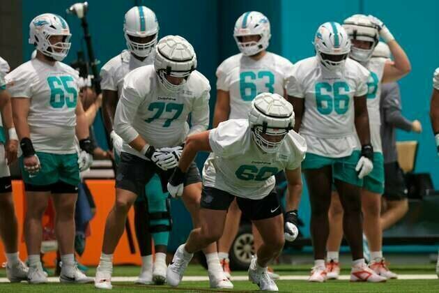 Dolphins OL Andrew Meyer to miss 'weeks' with injury