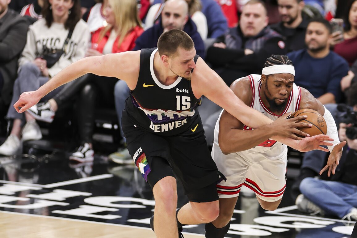 (SP)U.S.-CHICAGO-BASKETBALL-NBA-BULLS VS NUGGETS