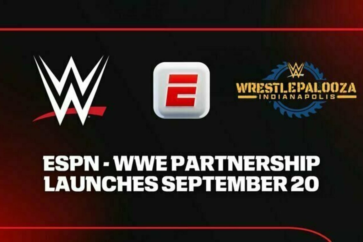 WWE PREMIUM LIVE EVENTS TO DEBUT ON ESPN PLATFORMS IN THE U.S. BEGINNING SEPTEMBER 20 WITH FIRST-EVER WRESTLEPALOOZA