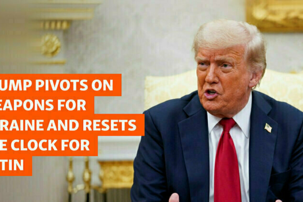 Trump Pivots On Weapons For Ukraine And Resets The Clock For Putin 