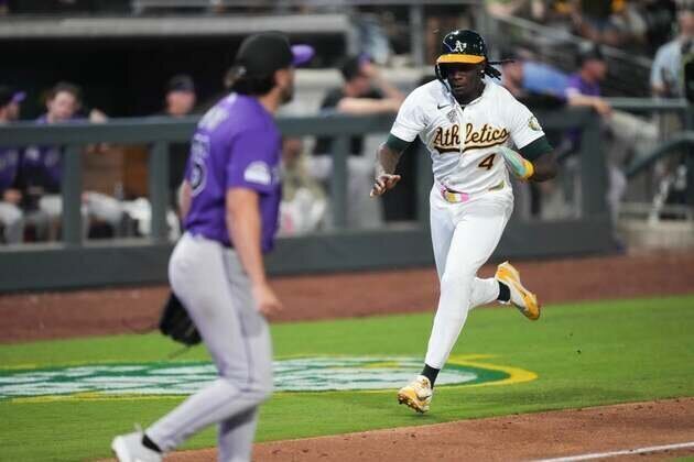 Lawrence Butler caps Athletics' rally past Rockies