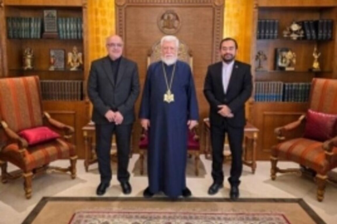 Aram I meets Iranian ambassador in Lebanon
