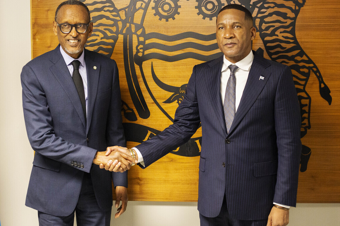 BOTSWANA-GABORONE-RWANDAN PRESIDENT-VISIT