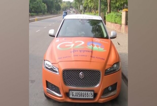 Gujarat man paints car with G20-themed colours,drives to Delhi