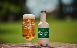 The Fibre Bottle is Carlsberg's latest iteration of its sustainable packaging development. Credit: Carlsberg Group