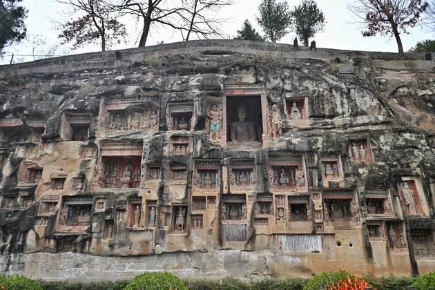 (SichuanMosaics)CHINA-SICHUAN-BAZHONG-GROTTOES (CN)