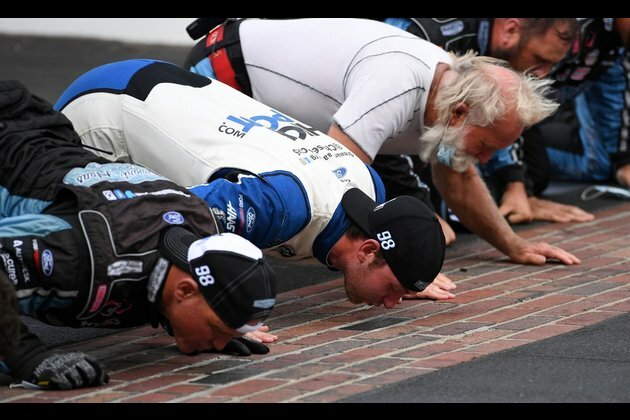 Indy native Briscoe gets historic Brickyard oval win