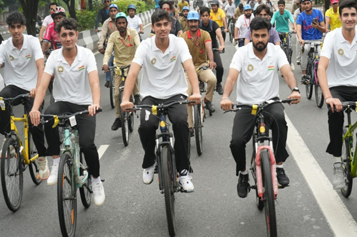 With aim of obesity, pollution-free nation, 34th edition of Fit India Sundays on Cycle organised