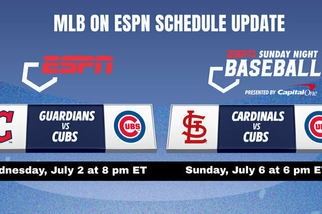 ESPN Major League Baseball Schedule Update: Chicago Cubs to Host Two Marquee Matchups in Early July