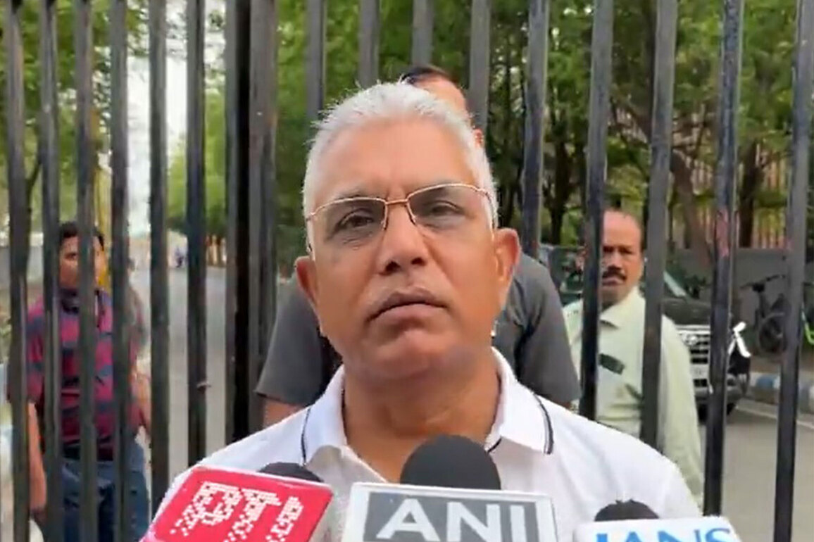 'Election for change': BJP's Dilip Ghosh slams Mamata Banerjee over protest against Election Commission, Supreme Court