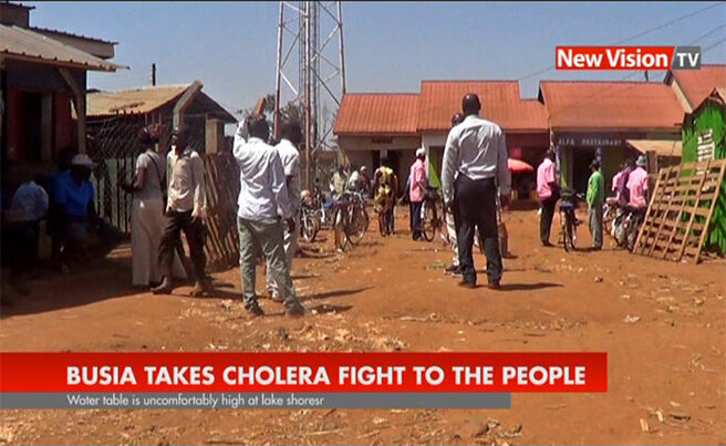 Busia takes cholera fight to the people Busia takes cholera fight to the people