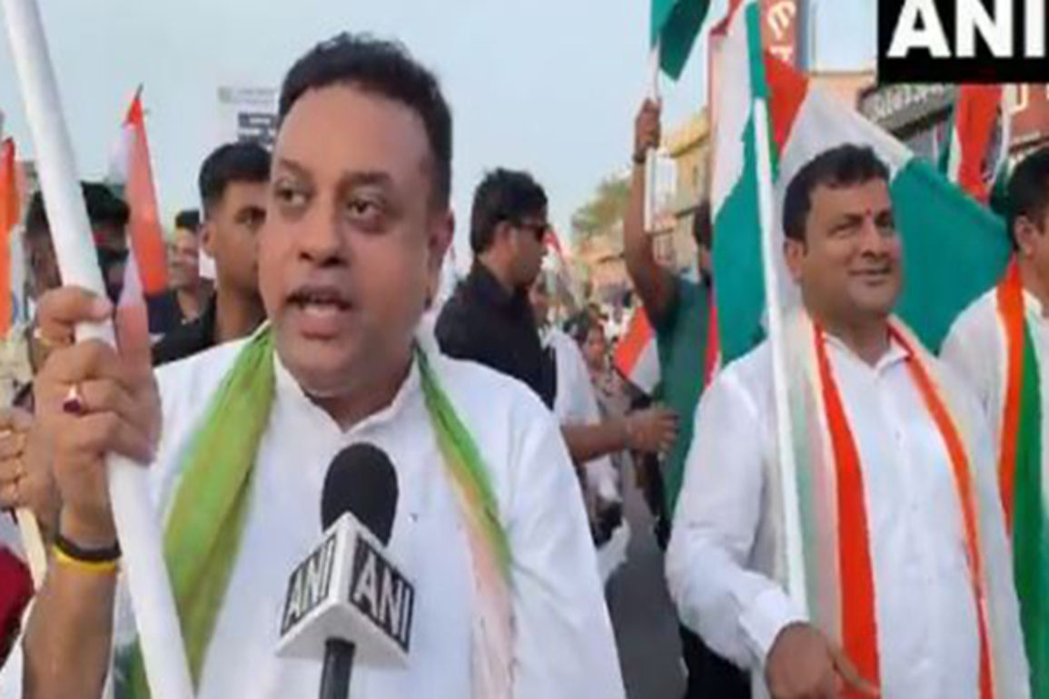 Dy CM Pravati Parida, MP Sambit Patra participate in Tiranga Yatra in Odisha's Puri