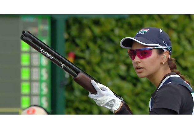 Ganemat Sekhon strongly placed for finals qualification at ISSF WC Shotgun Kazakhstan