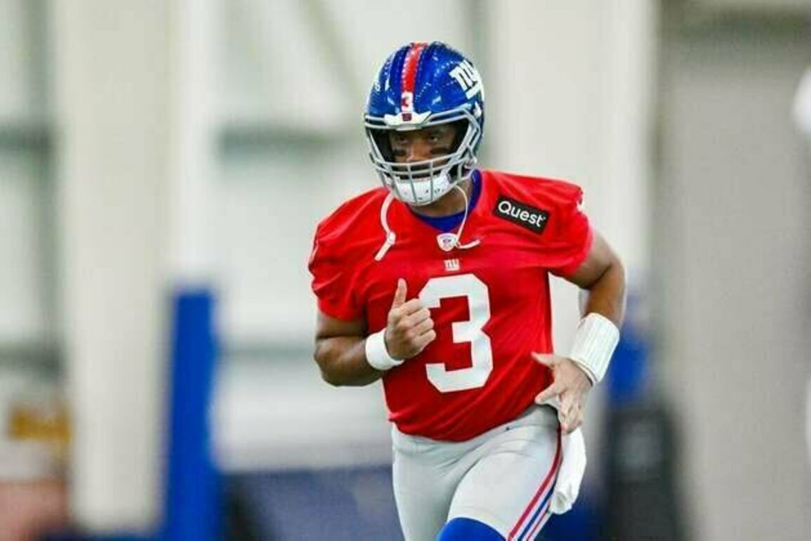 Giants tab Russell Wilson as QB1; Malik Nabers to practice