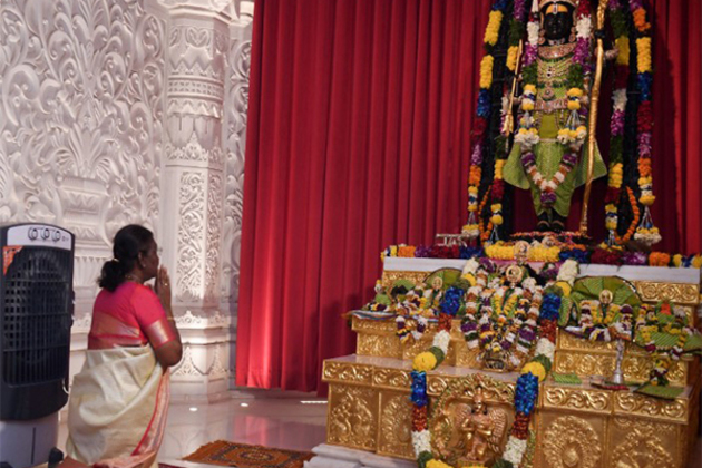 "Righteousness and justice": President Murmu extends greetings on Ram Navami