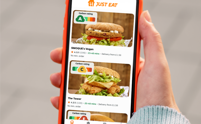 Just Eat delivers new carbon labelling trial