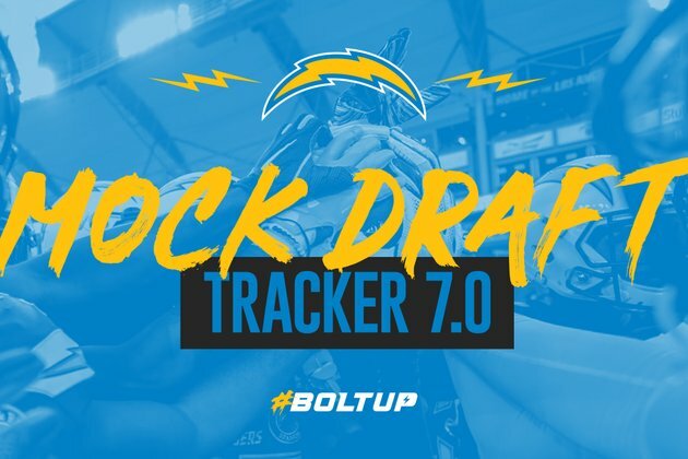 Chargers Mock Draft Tracker 7.0