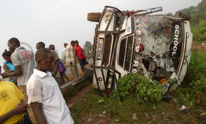 One dead, 80 pupils injured in Iganga accident One dead, 80 pupils injured in Iganga accident