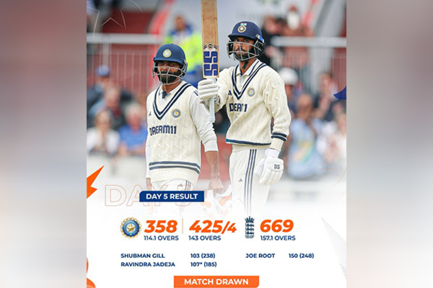 Manchester Test: Tons from Gill, Jadeja, and Sundar pull off a stellar draw for India against England
