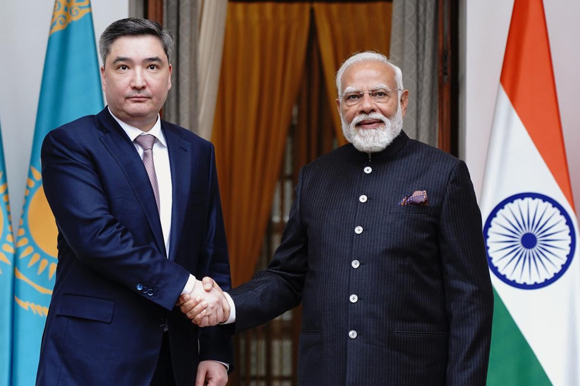 PM Modi holds talks with Kazakhstan PM on strengthening partnership