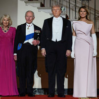 King Charles, Queen Camilla arrive at White House for state dinner hosted by President Trump