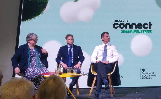 (L-R) Therese Coffey, Grant Shapps and Jeremy Hunt all appeared at the green business event this week | Credit: Michael Holder
