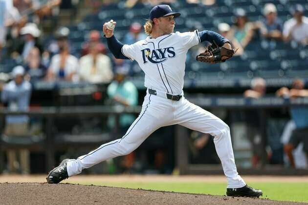 Shane Baz, Rays blank AL East-leading Jays to earn split
