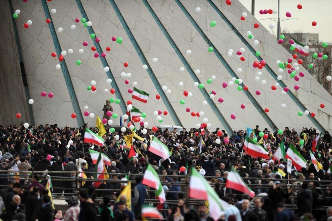 Mideast in Pictures: Iran marks 47th anniversary of Islamic Revolution with nationwide celebrations