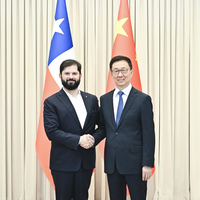 CHINA-BEIJING-HAN ZHENG-CHILEAN PRESIDENT-MEETING (CN)