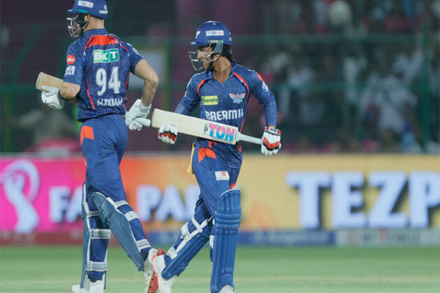 IPL 2025: Markram, Badoni's explosive fifties, and flashy cameo from Samad propel LSG to 180/5 against RR