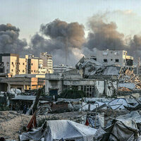 Gaza is on fire  Israeli defense minister