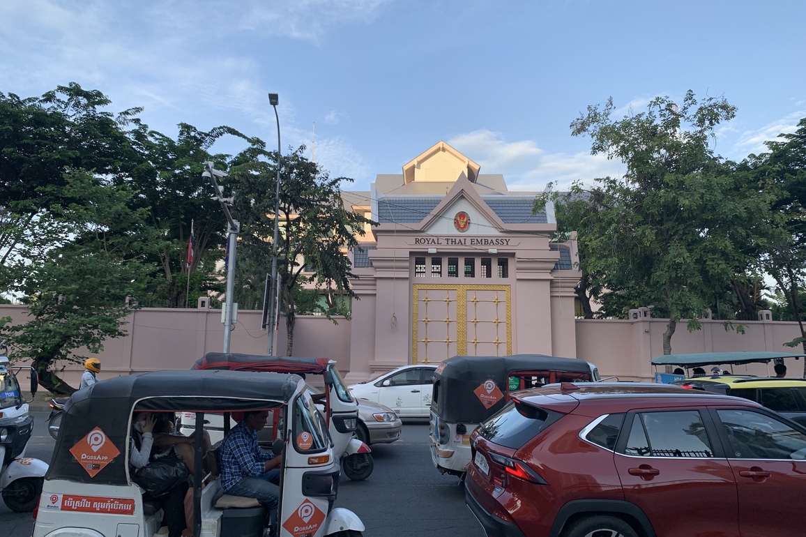 CAMBODIA-PHNOM PENH-THAI EMBASSY-CLOSED