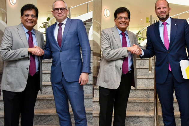 Piyush Goyal meets Belgian Defence Minister, Minister-President of Flanders