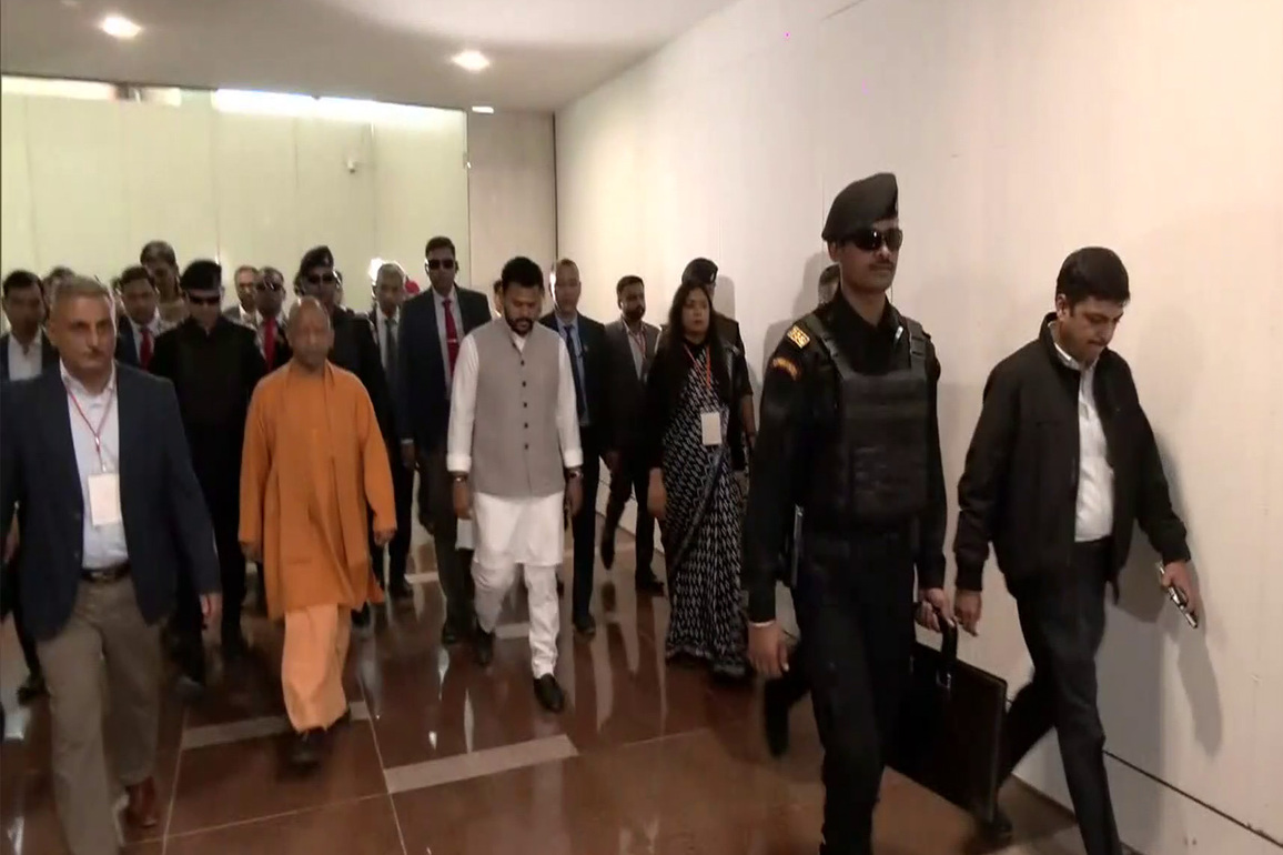 UP CM Yogi, Civil Aviation Minister Ram Mohan Naidu conduct on-site inspection of Jewar Airport
