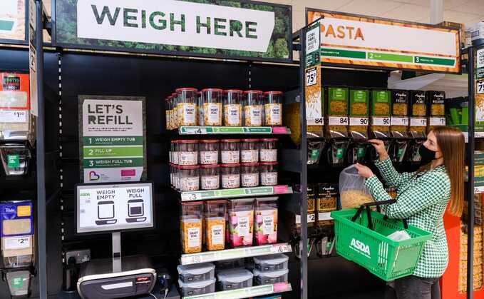 Toryglen in Glasgow is the latest location to open an Asda refill store | Credit:Asda