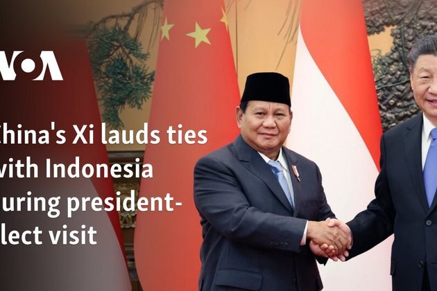 China's Xi lauds ties with Indonesia during president-elect visit