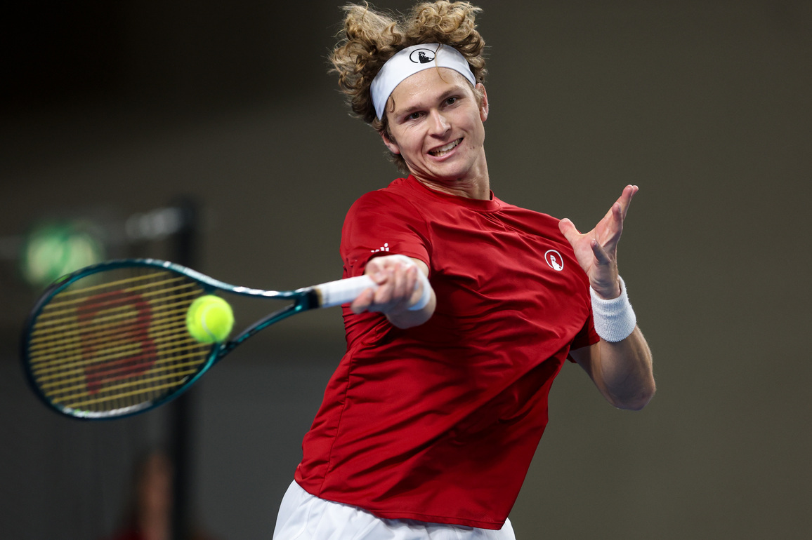 (SP)CROATIA-VARAZDIN-TENNIS-DAVIS CUP-CRO VS DEN