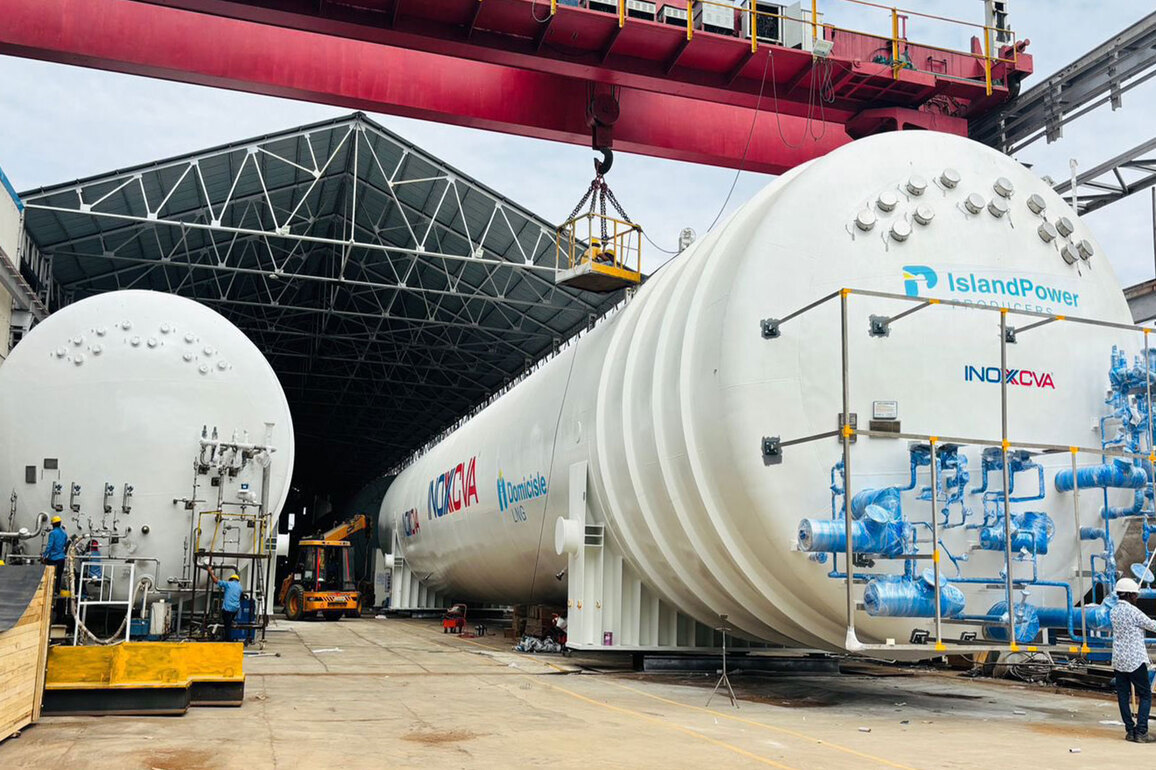 Deendayal Port Authority facilitates dispatch of LNG tanks by INOX India for Bahamas project