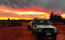  Sunset over Legend ground in the Fraser Range, WA