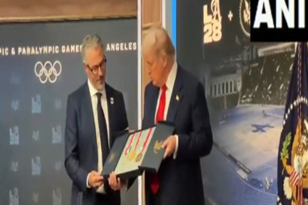 LA Olympics chairman gifts three medals from 1984 Olympics to US President Donald Trump