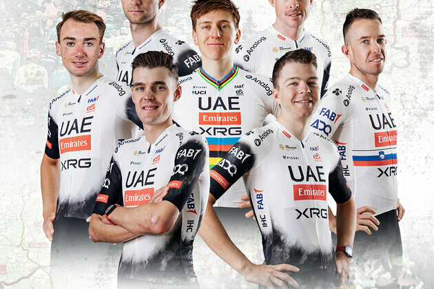 UAE Team Emirates-XRG unveils lineup for 'Lige-Bastogne-Lige' race