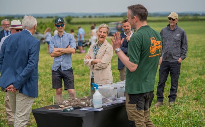 Her Royal Highness joined in Open Farm Sunday activities