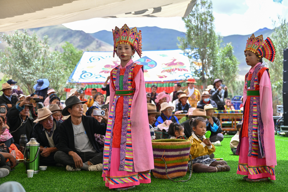 (InXizang)CHINA-XIZANG-NAMLING COUNTY-TIBETAN OPERA-INHERITANCE (CN)