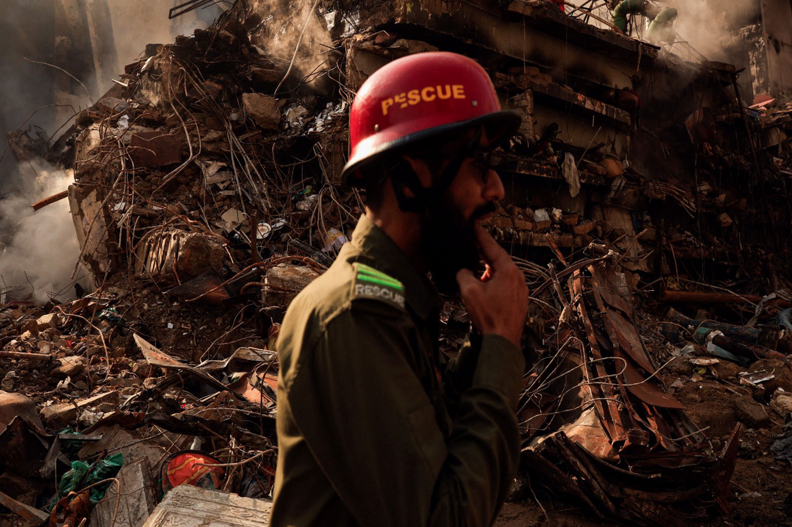 Karachi shopping mall fire: Families of victims protest as dozens still missing after January 17 blaze