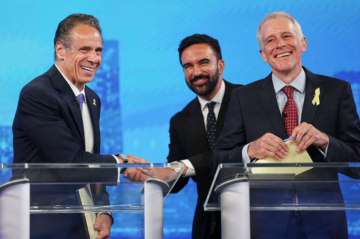 Democrats vying for NYC mayor show rare unity against Trump crackdown on universities  The Forward