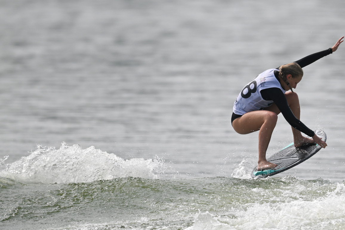 (SP)CHINA-CHENGDU-THE WORLD GAMES 2025-WATERSKI & WATERBOARD-WOMEN'S-WAKE SURF SKIM-QULIFICATION (CN)