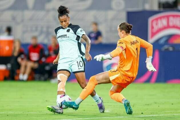 Jaedyn Shaw tallies in debut as Gotham FC shut out Wave