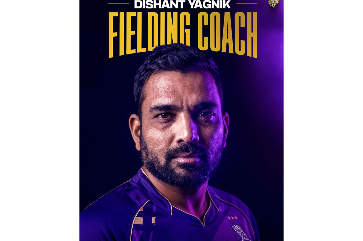 IPL: Dishant Yagnik appointed as fielding coach of KKR ahead of 2026 edition