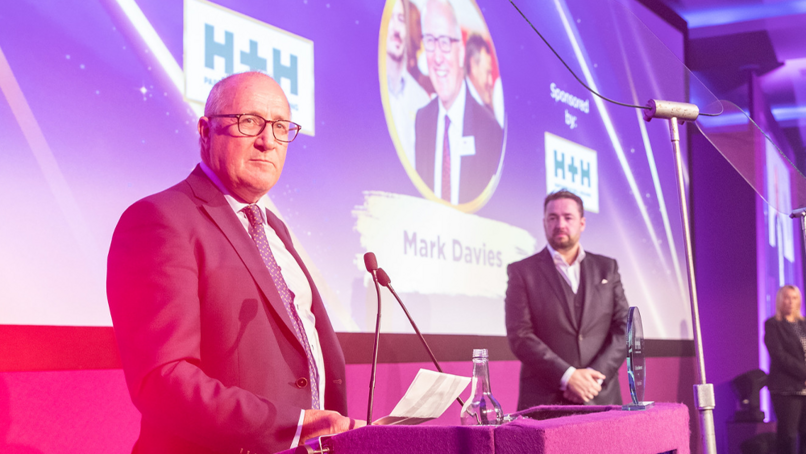 Mark Davies, last year's winner of the Lifetime Achievement Award